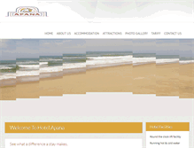 Tablet Screenshot of apanahoteldiu.com